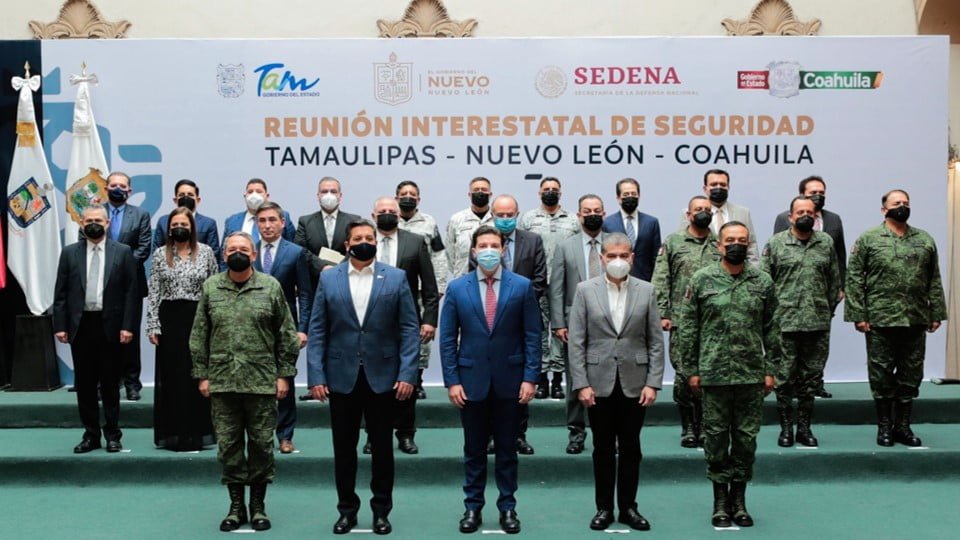Se reúnen Gobernadores de Tamaulipas, Nuevo León y Coahuila en torno al tema de seguridad