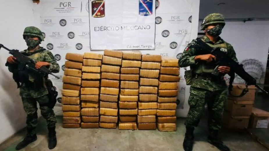 Decomisa ejercito 300 kilos de droga en Miguel Alemán