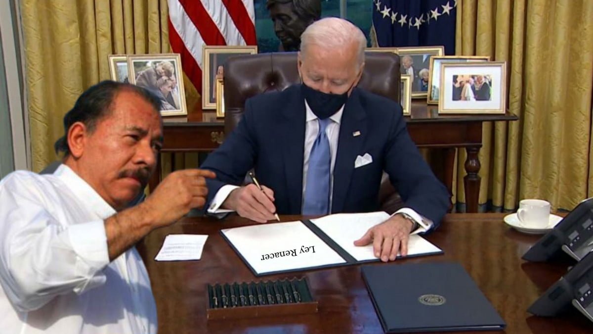 Joe Biden firmará la ley Renacer en Estados Unidos para sancionar a Nicaragua