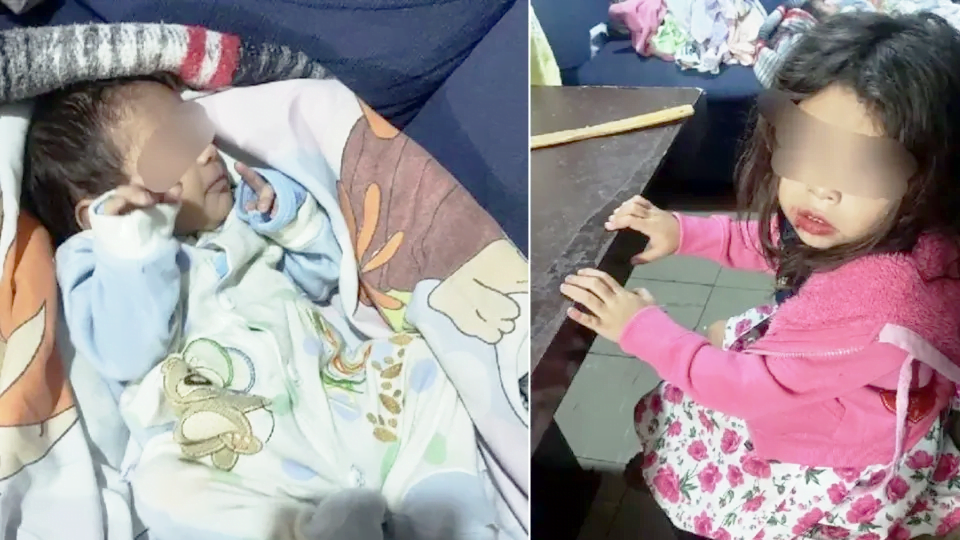 Detectan a niña de 3 años, deambulando en la calle con bebé en brazos