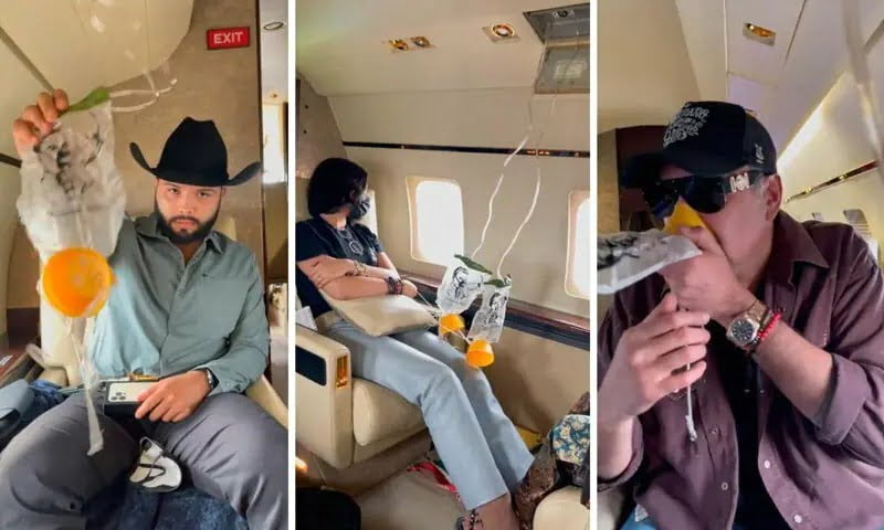 Pepe Aguilar sufre percance en avión junto a su familia