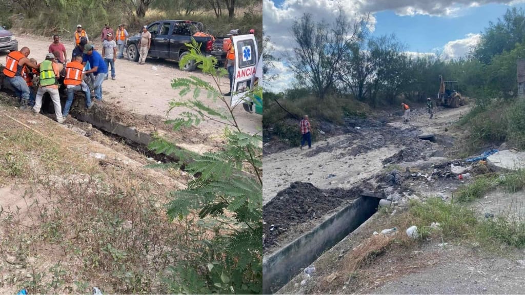 Barda colapsa y aplasta a dos trabajadores