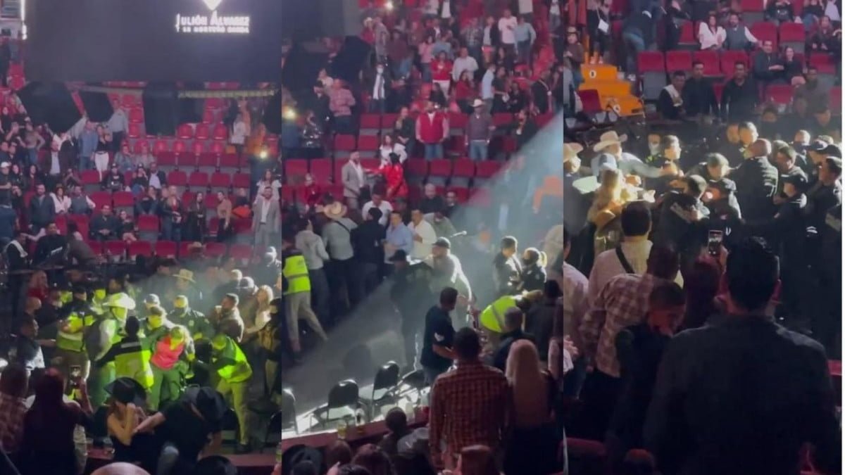 Difunden video de fanáticos peleando en concierto de Julión Álvarez