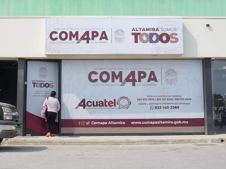 Suministro de agua potable en la parte sur de Altamira está garantizado; Comapas están negociando