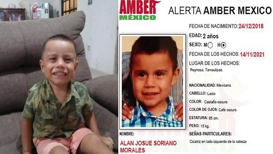 Alerta Amber por menor en Reynosa, sujetos se lo arrebataron a la madre