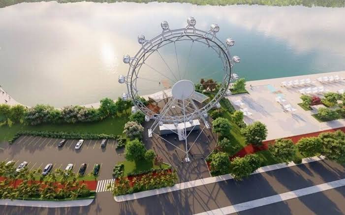 Sin fecha para que concluya construcción de la rueda de la fortuna