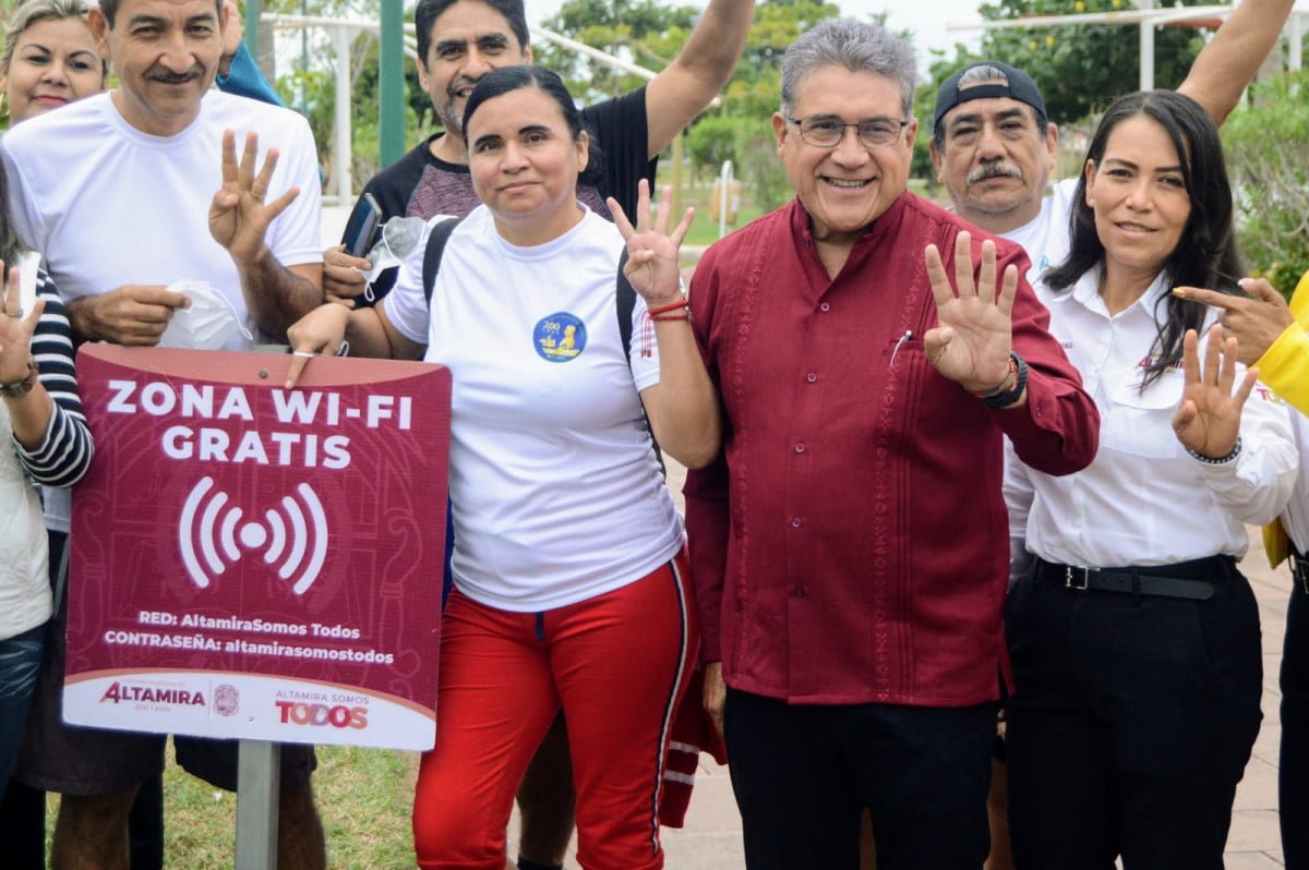 Anuncia Armando Martínez programa “Conecta Altamira” de internet gratuito