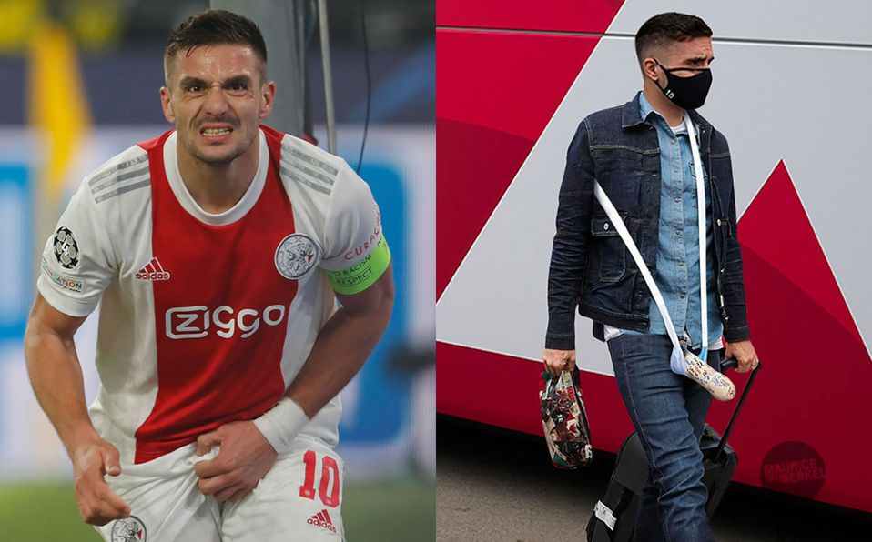!Inédito! Jugador del Ajax es captado usando yeso en forma de pene