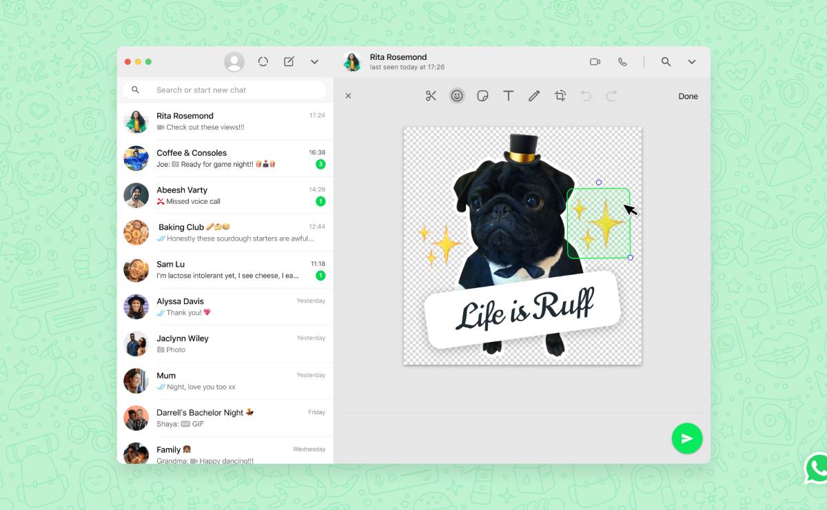 WhatsApp Web ya permite crear tus propios stickers