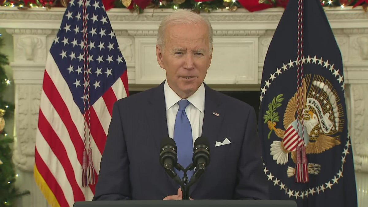 Joe Biden presenta las nuevas medidas para luchar contra el avance de ómicron en Estados Unidos