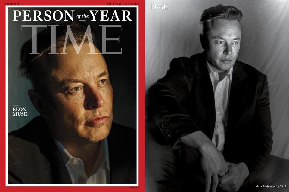 Elon Musk es nombrado persona del año 2021 por la revista Time