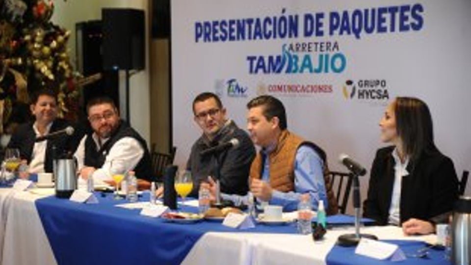 Presenta Gobernador paquetes de obra de la carretera TAM- Bajío a empresarios victorenses