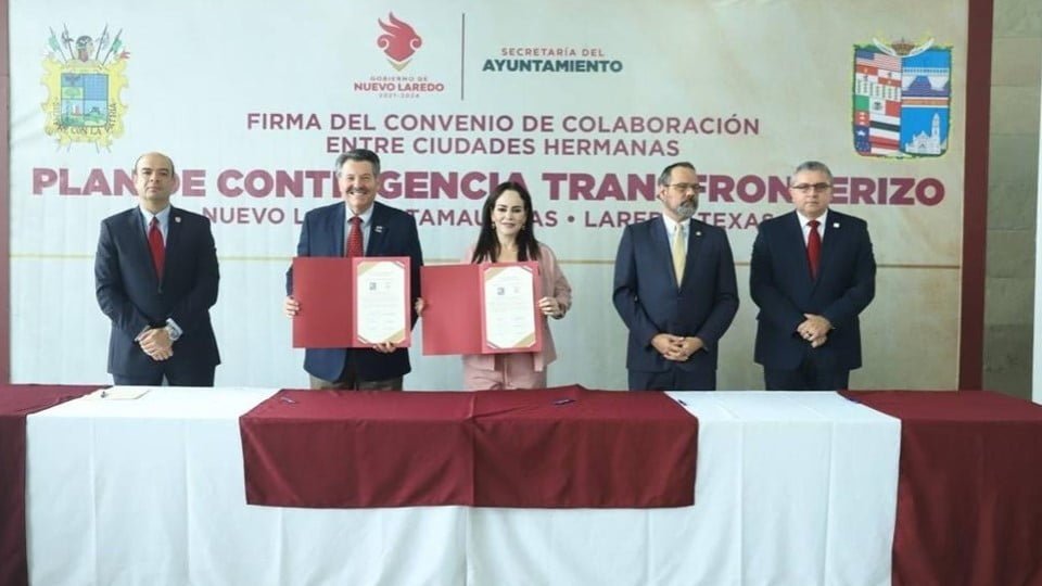 Firman Dos Laredos Convenio del Plan de Contingencia Transfronterizo