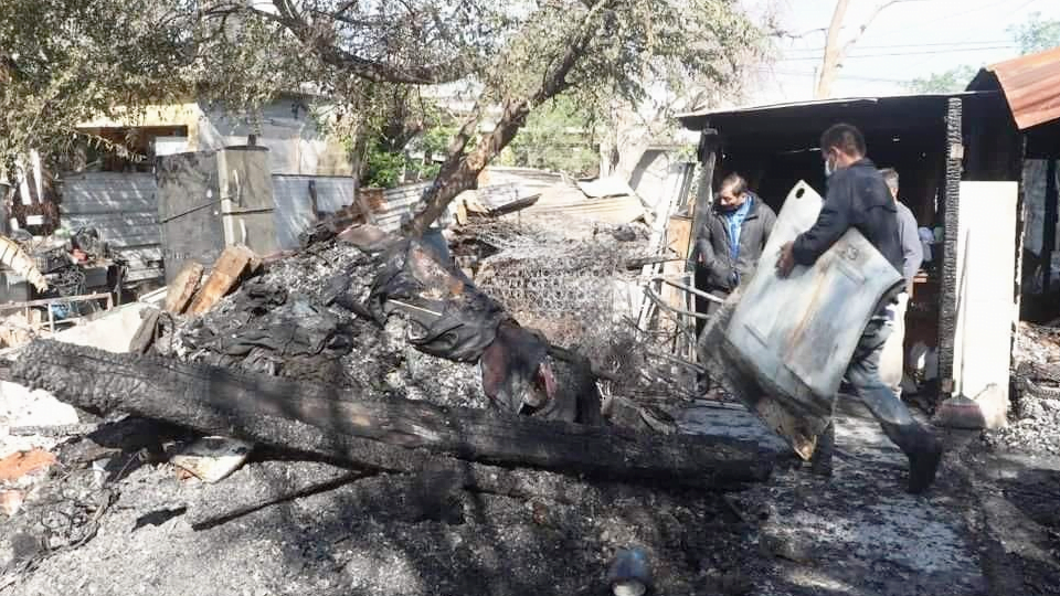 Muere anciano calcinado al interior de su casa en Matamoros