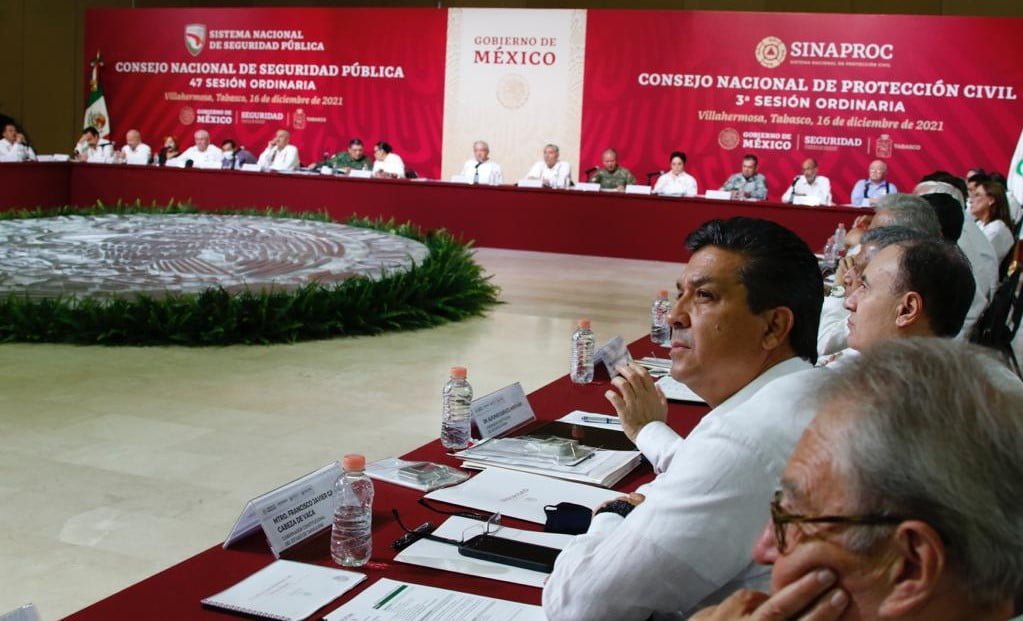 Gobernador de Tamaulipas presente en reunión con AMLO y Gobernadores de todo el país