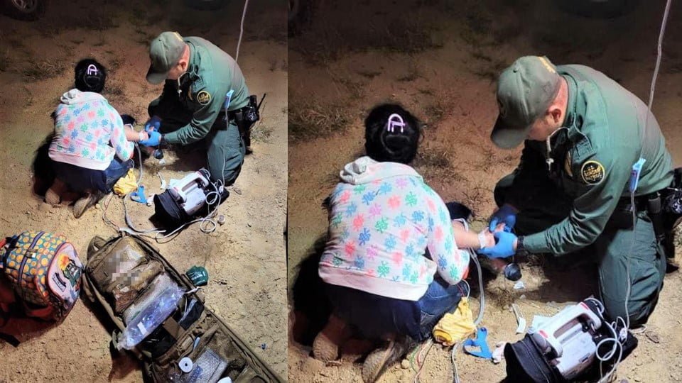 Rescatan a niño migrante a punto de morir por deshidratación en Laredo