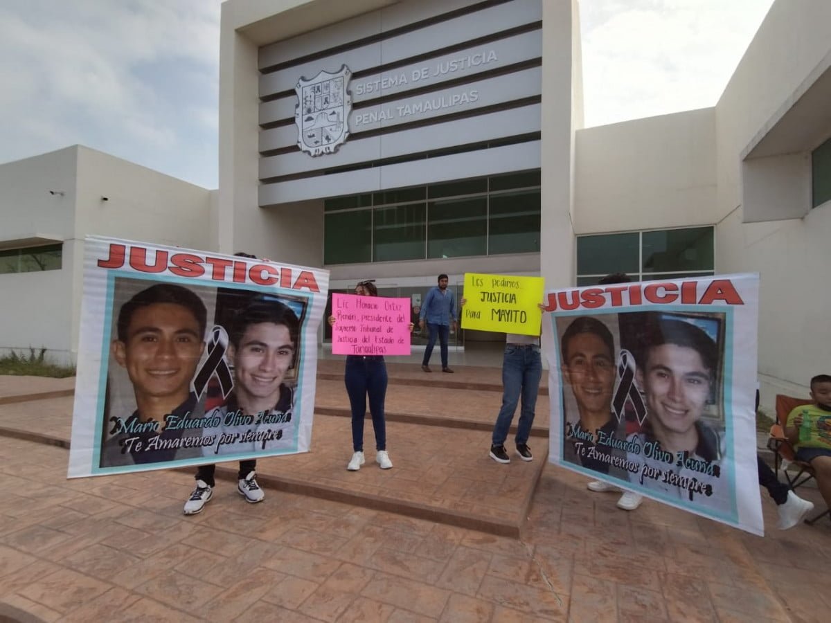 Con una Caravana, familiares del joven asesinado Mario Olivo piden justicia en Madero