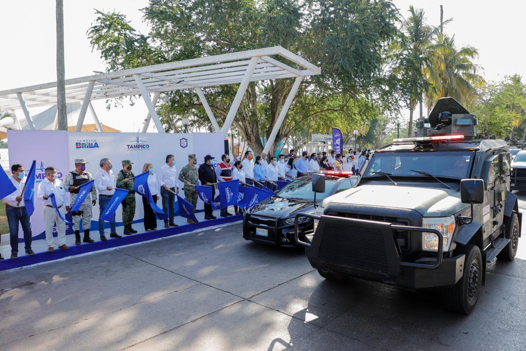 Arranca Chucho Nader el operativo de seguridad navideño Tampico 2021