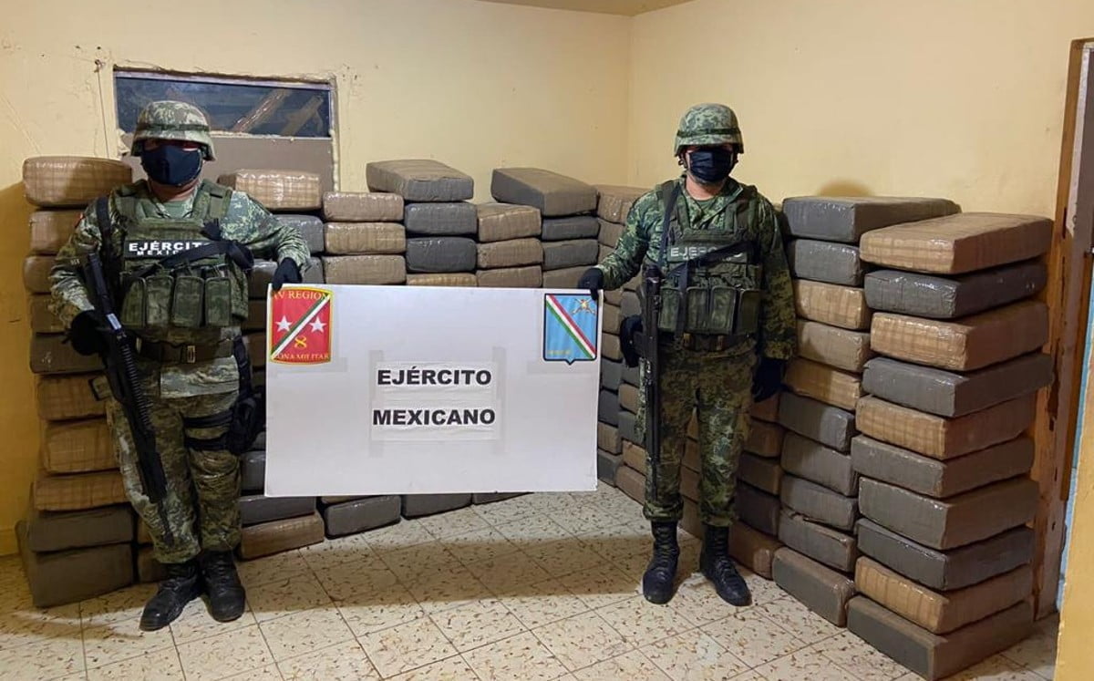 Decomisan 1.5 toneladas de droga en Díaz Ordaz
