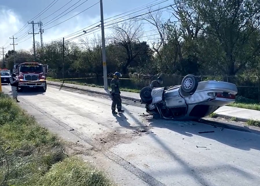 Muere tras invadir carril y chocar contra camioneta en Reynosa