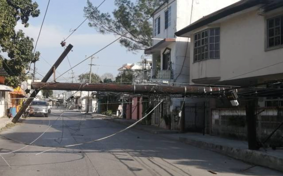 Norte deja sin luz a varios municipios de Tamaulipas