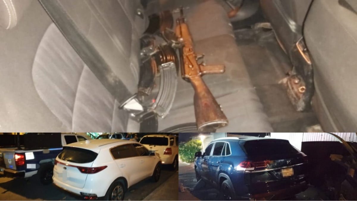 Aseguran camionetas que contaban con reporte de robo en Miguel Alemán