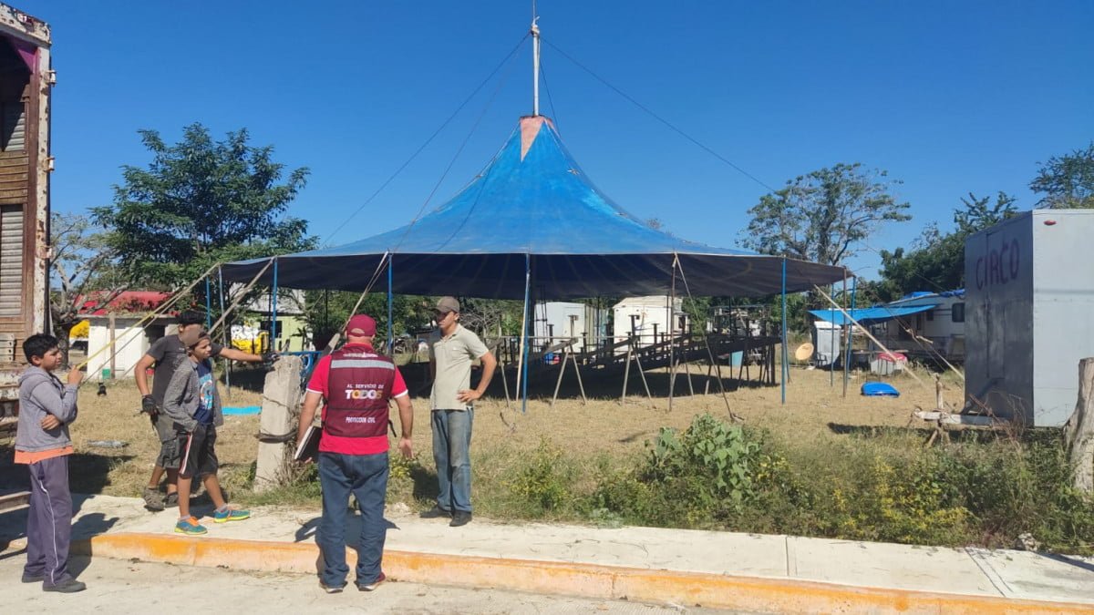 Multan a circo que sufrió conato de incendio en Altamira; por pandemia no debía estar funcionando