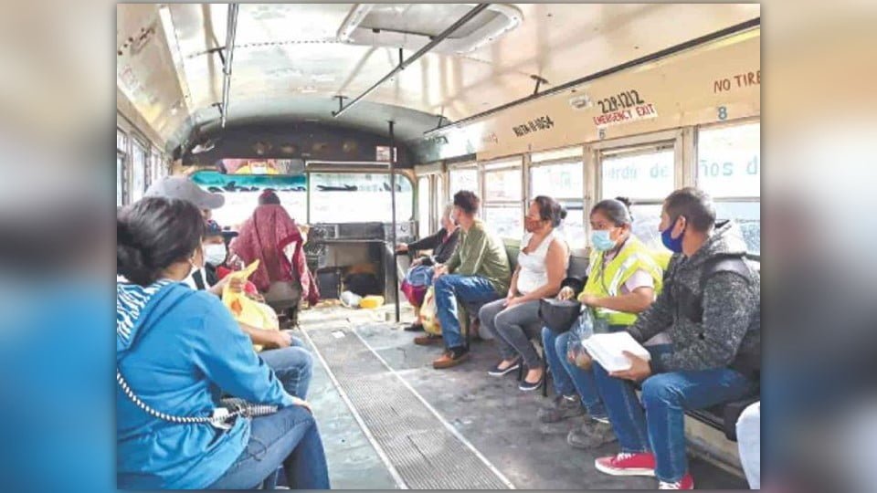 Realizan en transporte público de Matamoros operativos sanitarios