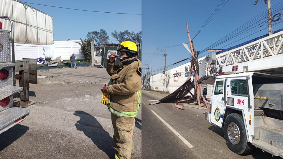 Atiende Gobierno Altamirense el llamado de la ciudadanía ante fuertes ráfagas de aire en la zona sur
