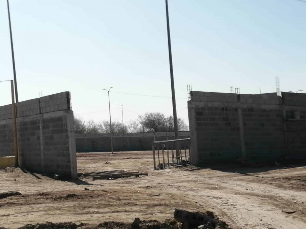 Muy poco avance en el nuevo albergue para migrantes en Reynosa