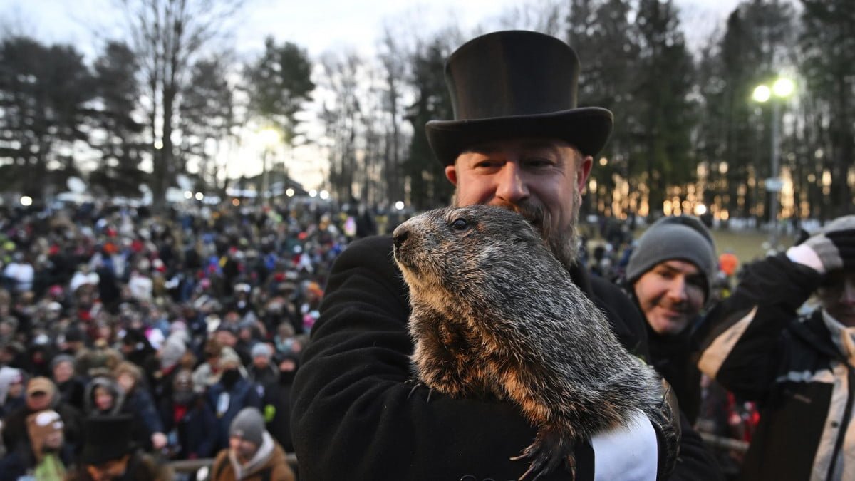 Día de la Marmota: Phil predice 6 semanas de invierno a Estados Unidos