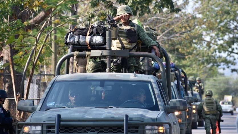 Recuperan 43 comunidades en Michoacán, los elementos del Ejército Mexicano, Guardia Nacional y la Policía Estatal