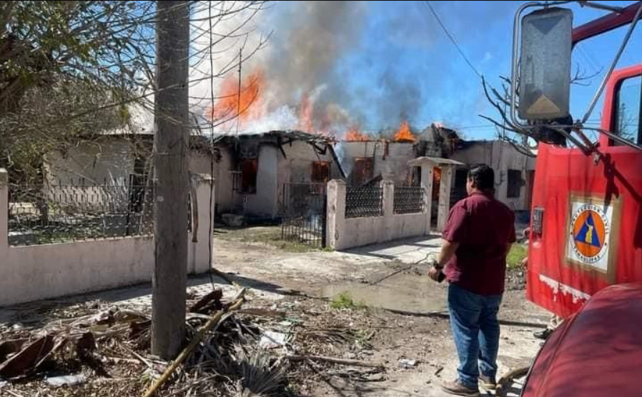 Tras incendiarse su hogar sufre infarto y fallece