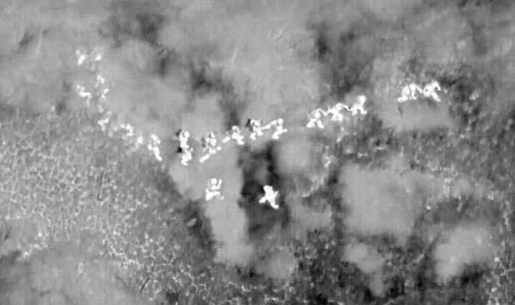 Detecta dron a 24 ilegales y los detienen en Laredo