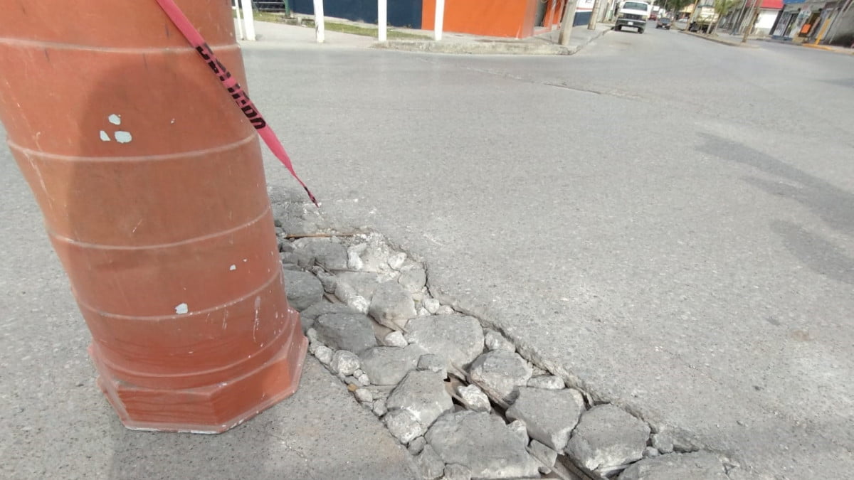 Vecinos de Tampico y Madero protestan por mal estado de puente vehicular que une ambos municipios