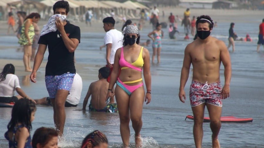 Piden a Salud hacer obligatorio el uso de cubrebocas en playas de Tamaulipas