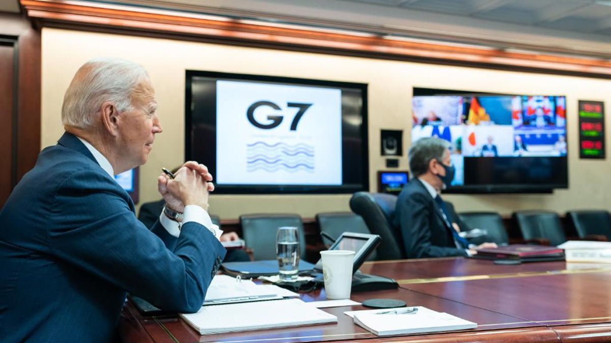 Biden promete que el G7 impondrá sanciones “devastadoras” a Rusia
