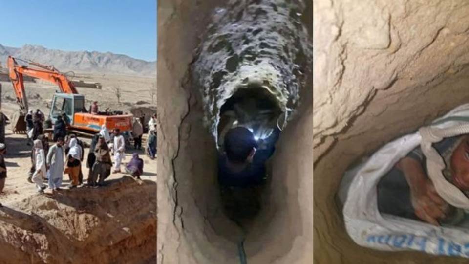 Haidar el niño que cayó a un pozo de 25 metros fue rescatado vivo pero muere cuando lo trasladaban a un helicóptero