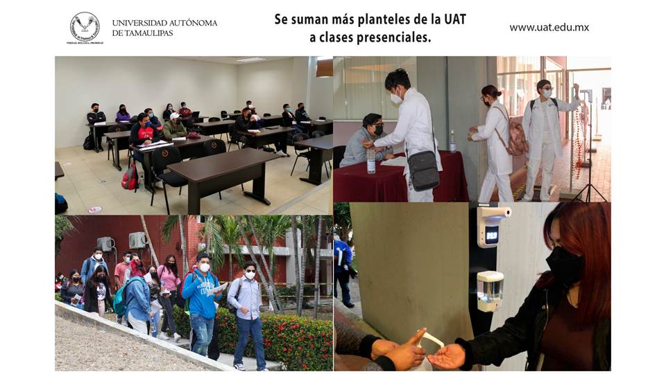 Se suman más planteles de la UAT a clases presenciales