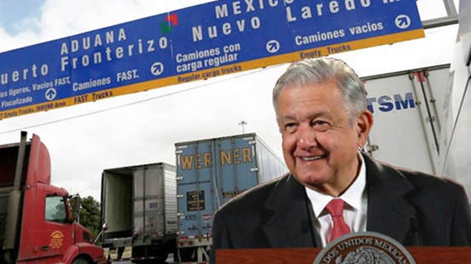 López Obrador garantizó su visita a la aduana de Nuevo Laredo
