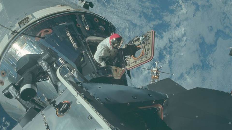 Muestran fotografía de Exploración de la Nasa de hace 50 años durante la misión del Apolo 9