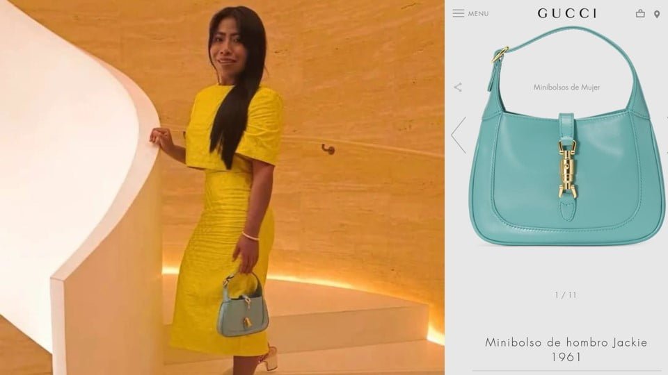Yalitza Aparicio y su lujoso bolso que mostró en el aniversario de Cartier en Dubái