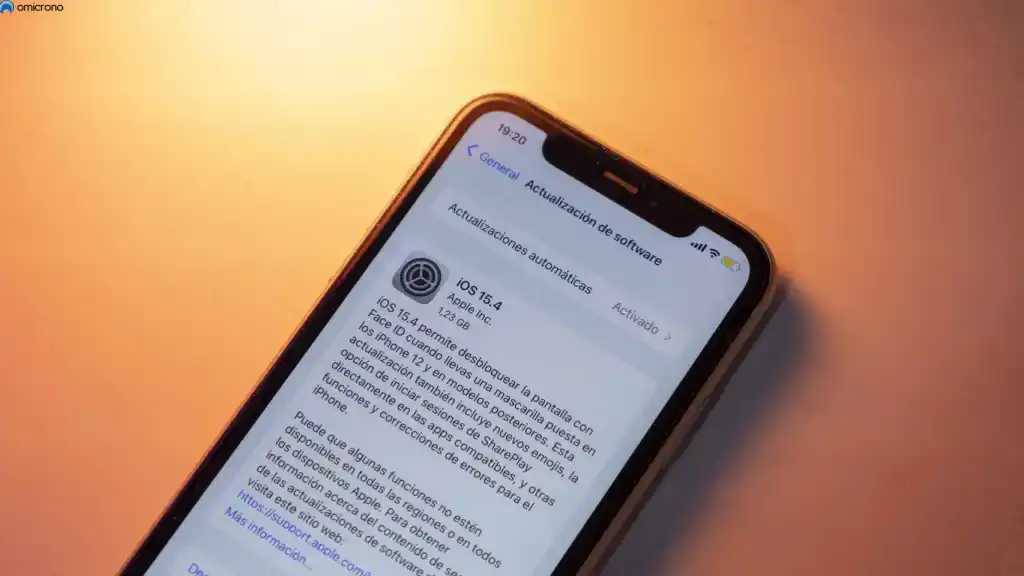 Apple lanza actualización IOS 15.4