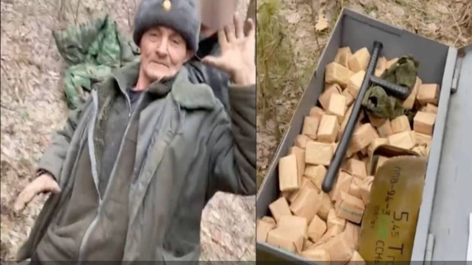 Abuelo roba camión ruso con municiones para entregárselo a soldados ucranianos