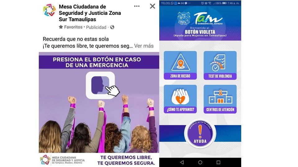 Lanzan la app morada con botón de Emergencia por conmemoración del día internacional de la mujer