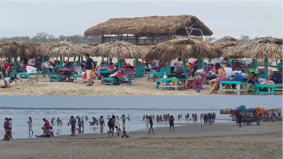Registra casi 70 mil personas Playa Miramar en fin de semana largo