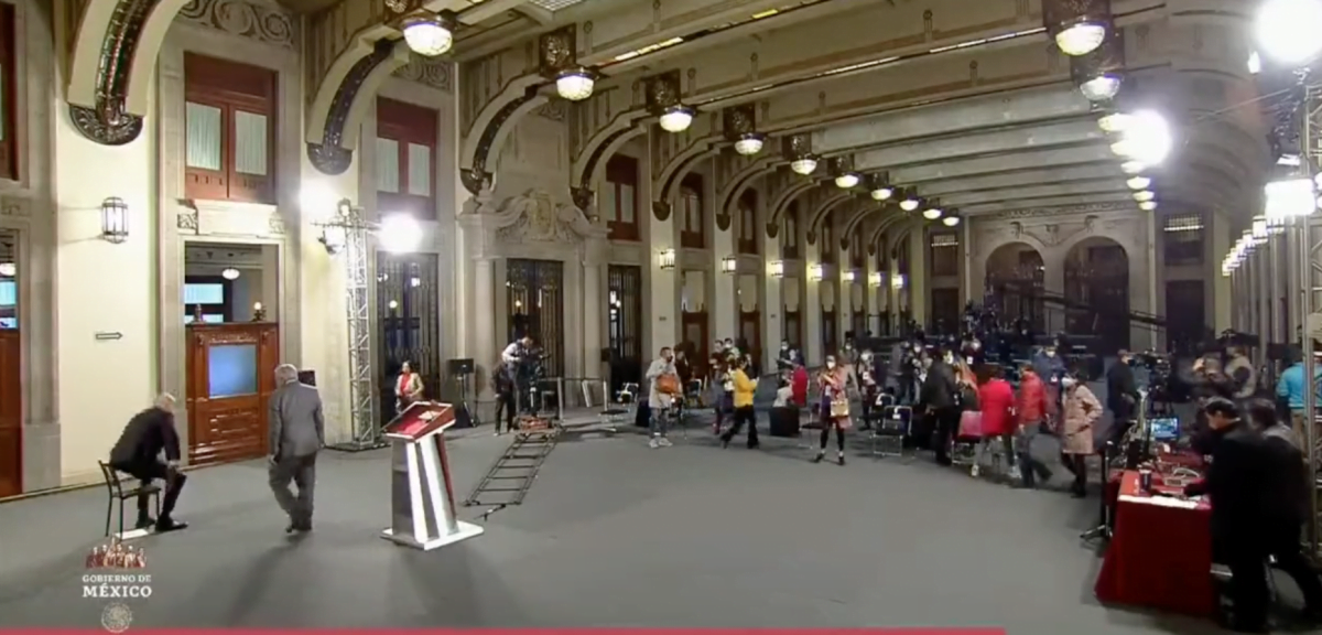 Suspenden mañanera de AMLO por alerta sísmica