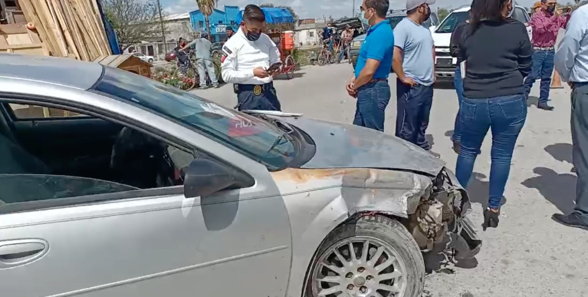 Joven que conducía drogado atropella a cuatro personas, entre ellas una bebé y un abuelito