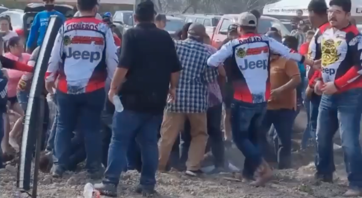 Ahora en Matamoros, se arma batalla campal en las carreras 4X4