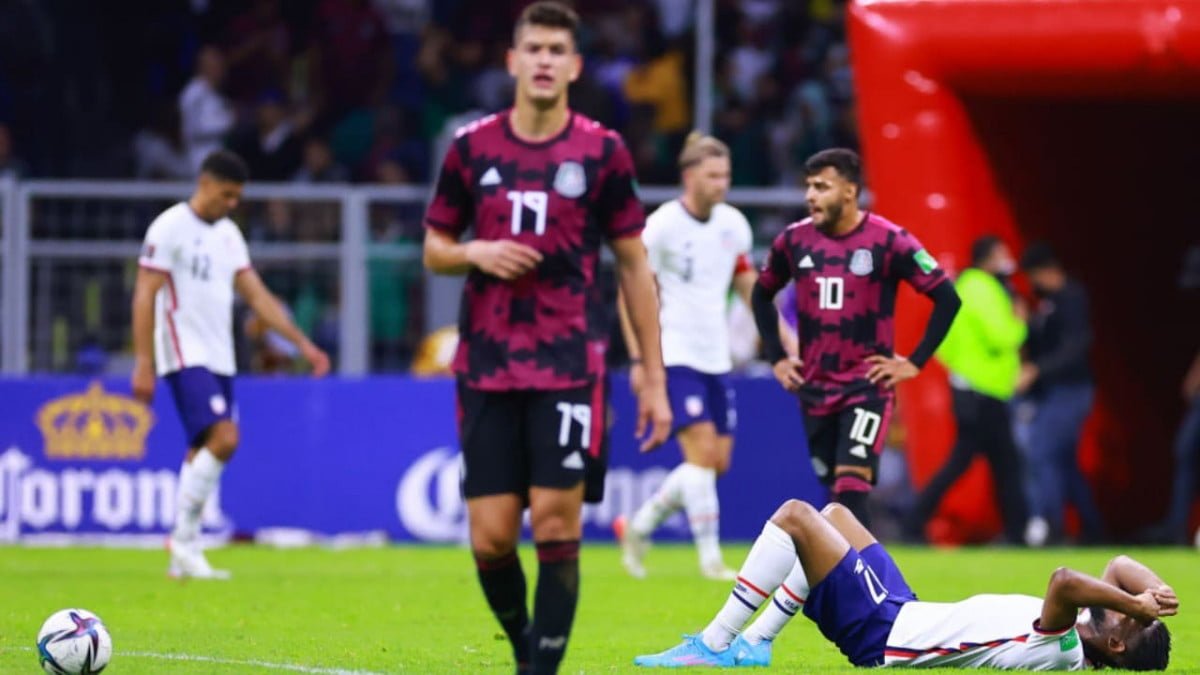 México y Estados Unidos empatan a 0 en el estadio Azteca 